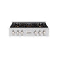 ZLINE 36 in. Classic Gas Rangetop with 6 Burner DuoPro™ Cooktop in Stainless Steel, Open Box-Good Condition
