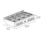 ZLINE 48 in. Classic Gas Rangetop with 8 Burner DuoPro™ Cooktop in Satin Stainless Steel, Open Box-Good Condition