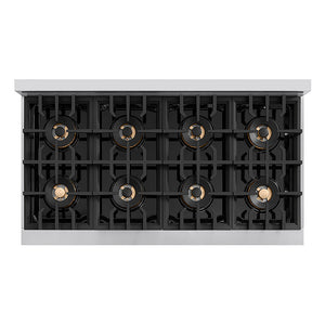 ZLINE 48 in. Classic Gas Rangetop with 8 Burner DuoPro™ Cooktop in Stainless Steel, Open Box-Great Condition