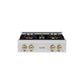 ZLINE Autograph Edition 30 in. Classic Gas Rangetop with 4 Burner DuoPro™ Cooktop in Stainless Steel and Champagne Bronze Accents, Open Box-Great Condition