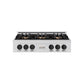 ZLINE Autograph Edition 36 in. Classic Gas Rangetop with 6 Burner DuoPro™ Cooktop in Stainless Steel and Matte Black Accents, Open Box-Good Condition