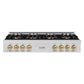 ZLINE Autograph Edition 48 in. Classic Gas Rangetop with 8 Burner DuoPro™ Cooktop in Stainless Steel and Champagne Bronze Accents, Open Box-Great Condition