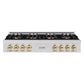 ZLINE Autograph Edition 48 in. Classic Gas Rangetop with 8 Burner DuoPro™ Cooktop in Stainless Steel and Polished Gold Accents, Open Box-Great Condition