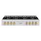 ZLINE Autograph Edition 48 in. Classic Gas Rangetop with 8 Burner DuoPro™ Cooktop in Stainless Steel and Polished Gold Accents, Open Box-Good Condition