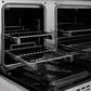ZLINE Autograph Edition 48 in. 6.7 cu. ft. Classic Gas Range with 8 Burner DuoPro™ Cooktop and Dual Ovens in Stainless Steel and Champagne Bronze Accents, Open Box-Great Condition