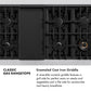 ZLINE 48 in. Legacy Gas Rangetop with 7 Burners and Porcelain Cooktop in Stainless Steel, Open Box-Great Condition