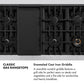ZLINE 48 in. Classic Gas Rangetop with 8 Burners and Porcelain Cooktop in Stainless Steel, Open Box-Good Condition