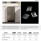 ZLINE 15 in. Touchstone Clear Cube Ice Maker with Drain Pump and Solid Stainless Steel Door, Open Box-Great Condition