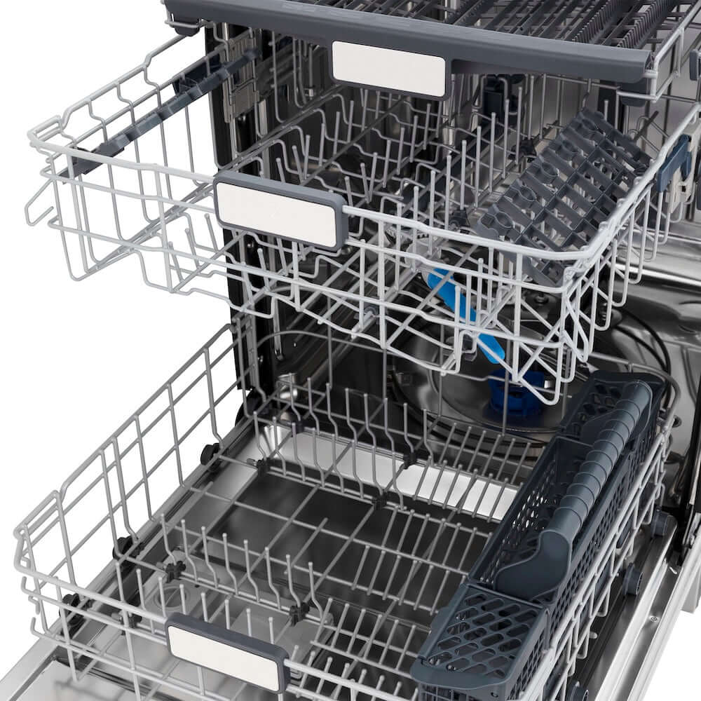 ZLINE 24 in. Monument Series 3rd Rack Top Touch Control Dishwasher with Stainless Steel Tub, 45dBa, Open Box-Excellent Condition