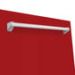 ZLINE 24 in. Monument Series Dishwasher with Red Gloss Door (DWMT-RG-24) Handle Detail Close Up