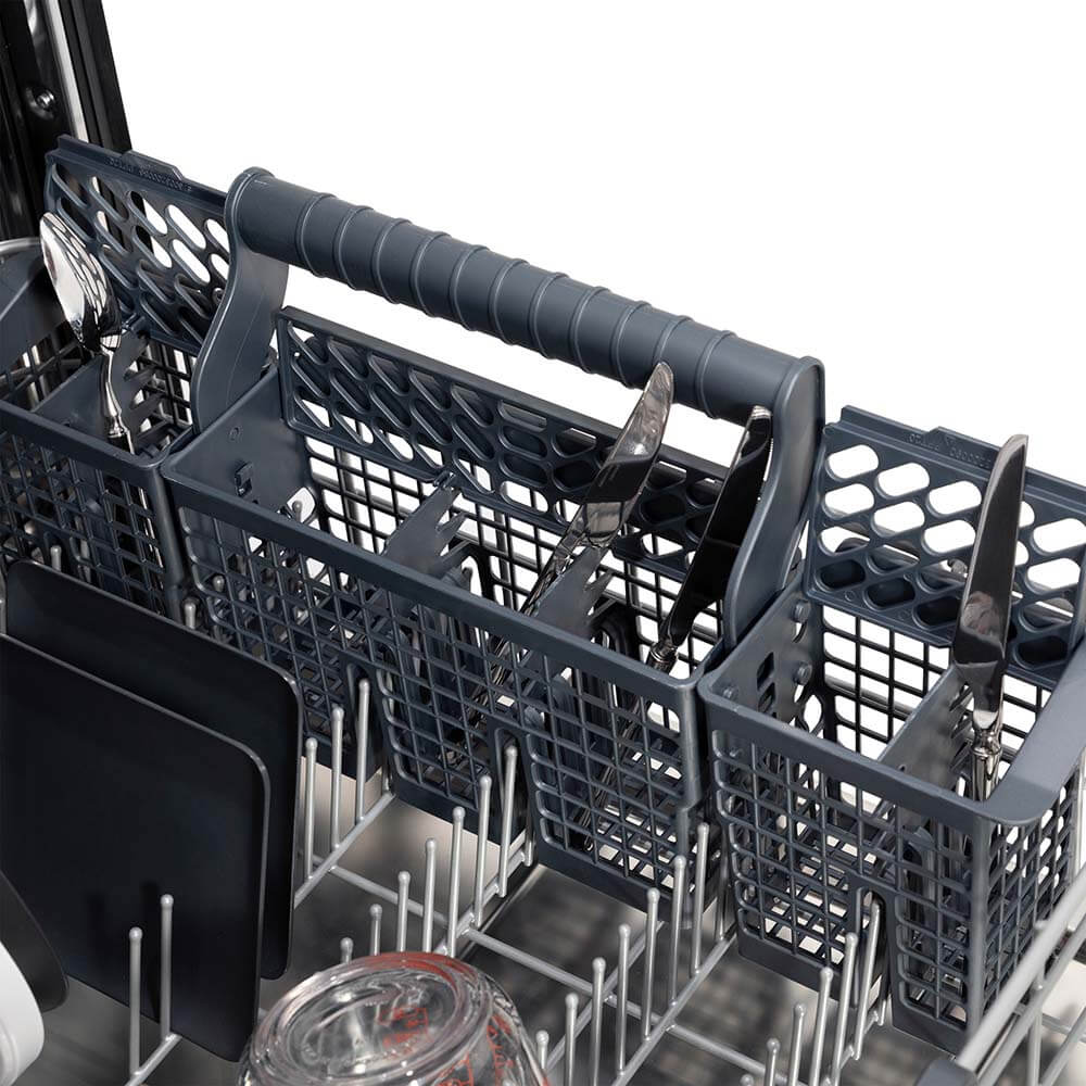 Utensil holder on ZLINE dishwasher