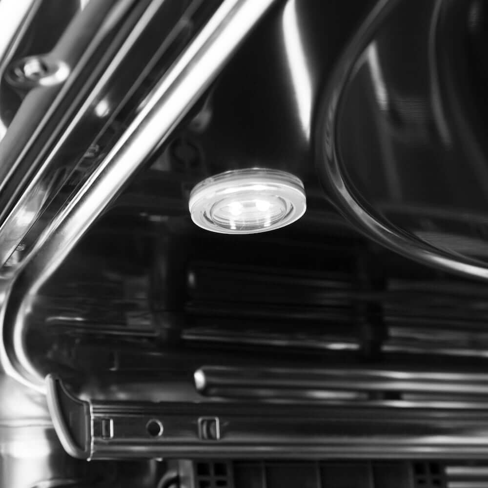 ZLINE 24 in. Monument Series 3rd Rack Top Touch Control Dishwasher with Stainless Steel Tub, 45dBa, Open Box-Good Condition