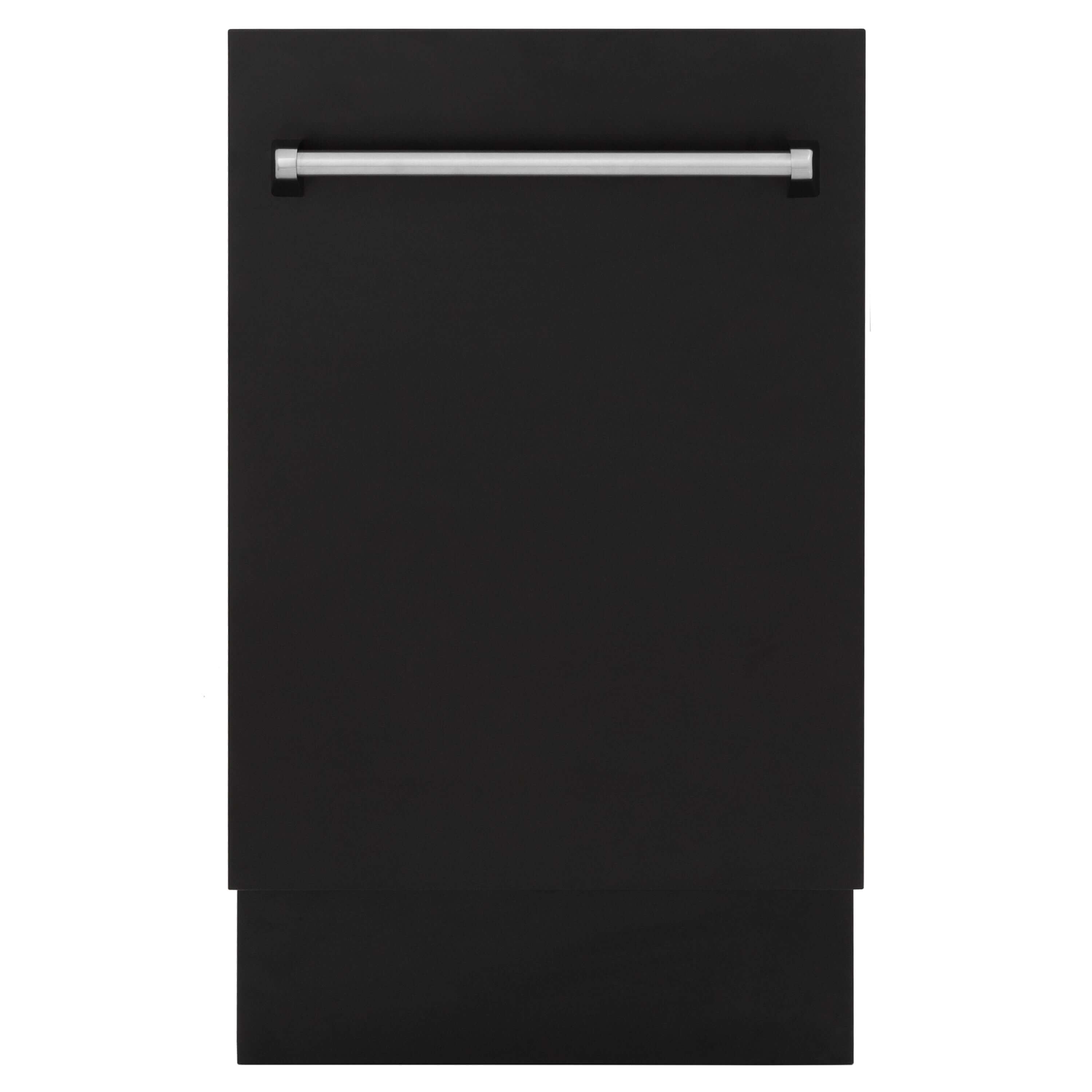 ZLINE 18 in. Tallac Series 3rd Rack Top Control Dishwasher in a Stainless Steel Tub with Black Matte Panel, 51dBa (DWV-BLM-18)