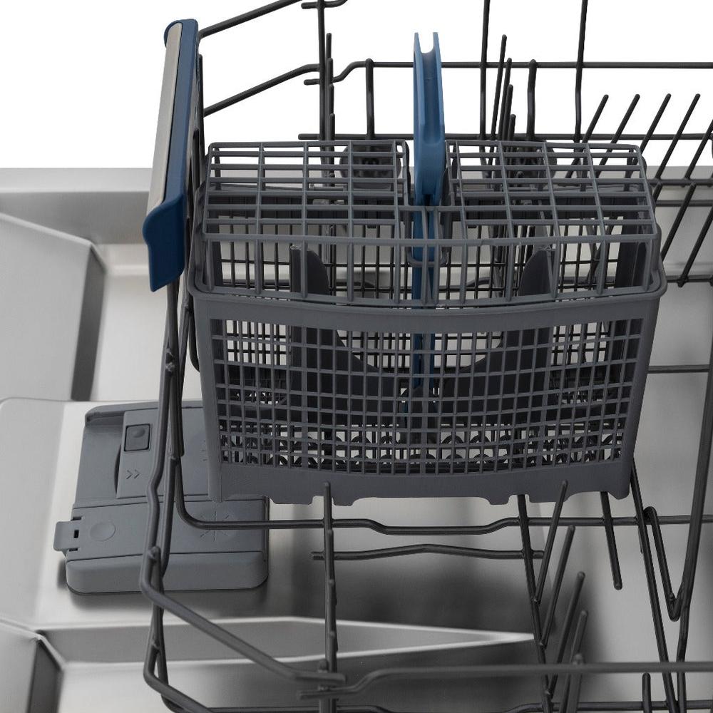Utensil holder on ZLINE dishwasher.