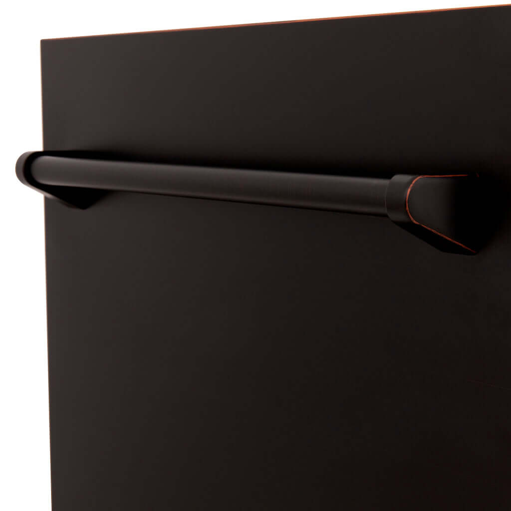 ZLINE 18 in. Tallac Series 3rd Rack Top Control Built-In Dishwasher in Oil Rubbed Bronze with Stainless Steel Tub, 51dBa (DWV-ORB-18) 