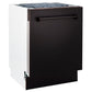 ZLINE 24 in. Tallac Series 3rd Rack Tall Tub Dishwasher in Oil Rubbed Bronze with Stainless Steel Tub, 51dBa (DWV-ORB-24) 