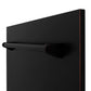 ZLINE 24 in. Tallac Series 3rd Rack Tall Tub Dishwasher in Oil Rubbed Bronze with Stainless Steel Tub, 51dBa (DWV-ORB-24) close-up, handle.