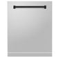 ZLINE Autograph Edition 24 in. Monument Dishwasher Panel with Color Options and Matte Black Handle (DPMTZ-24-MB)
