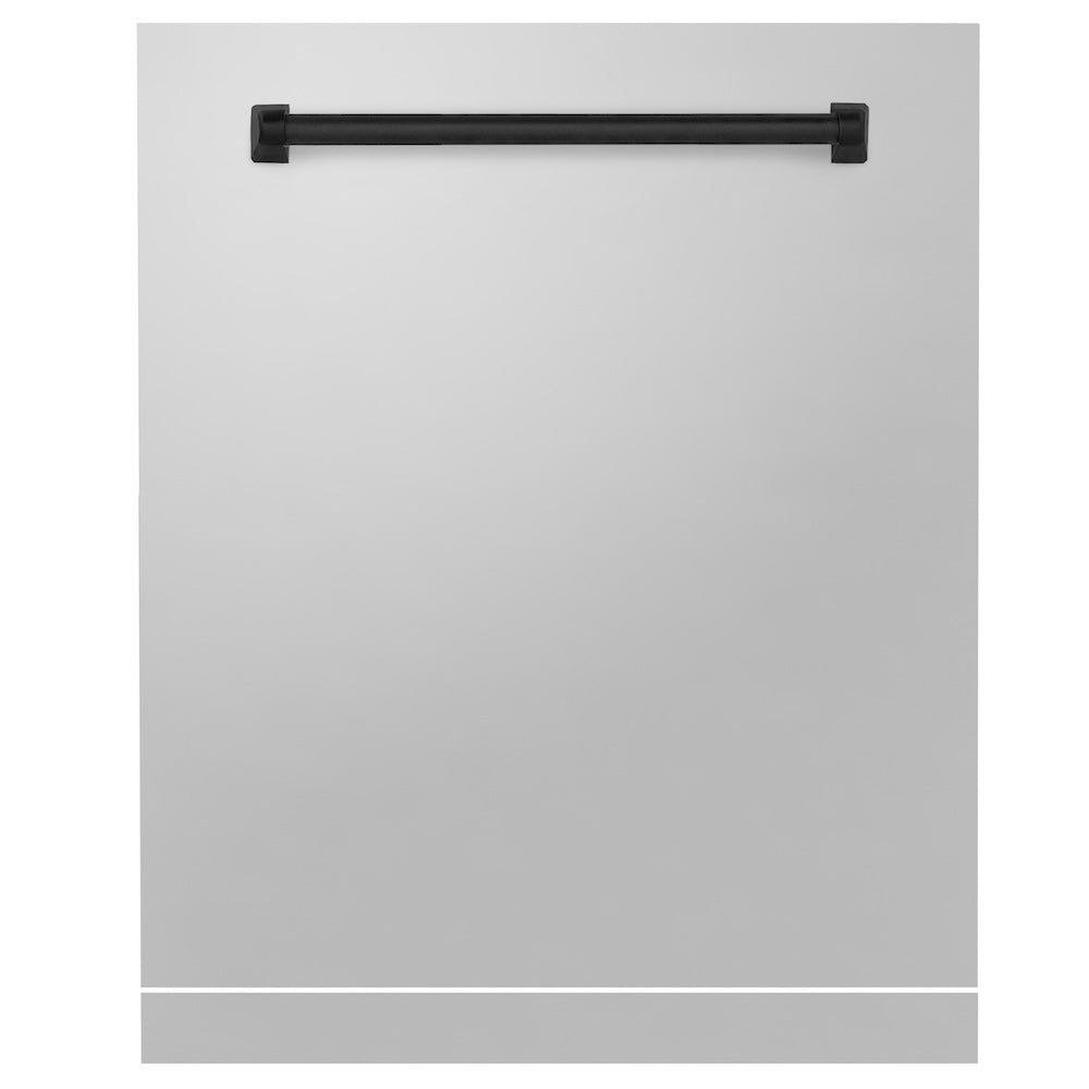 ZLINE Autograph Edition 24 in. Monument Dishwasher Panel with Color Options and Matte Black Handle (DPMTZ-24-MB)