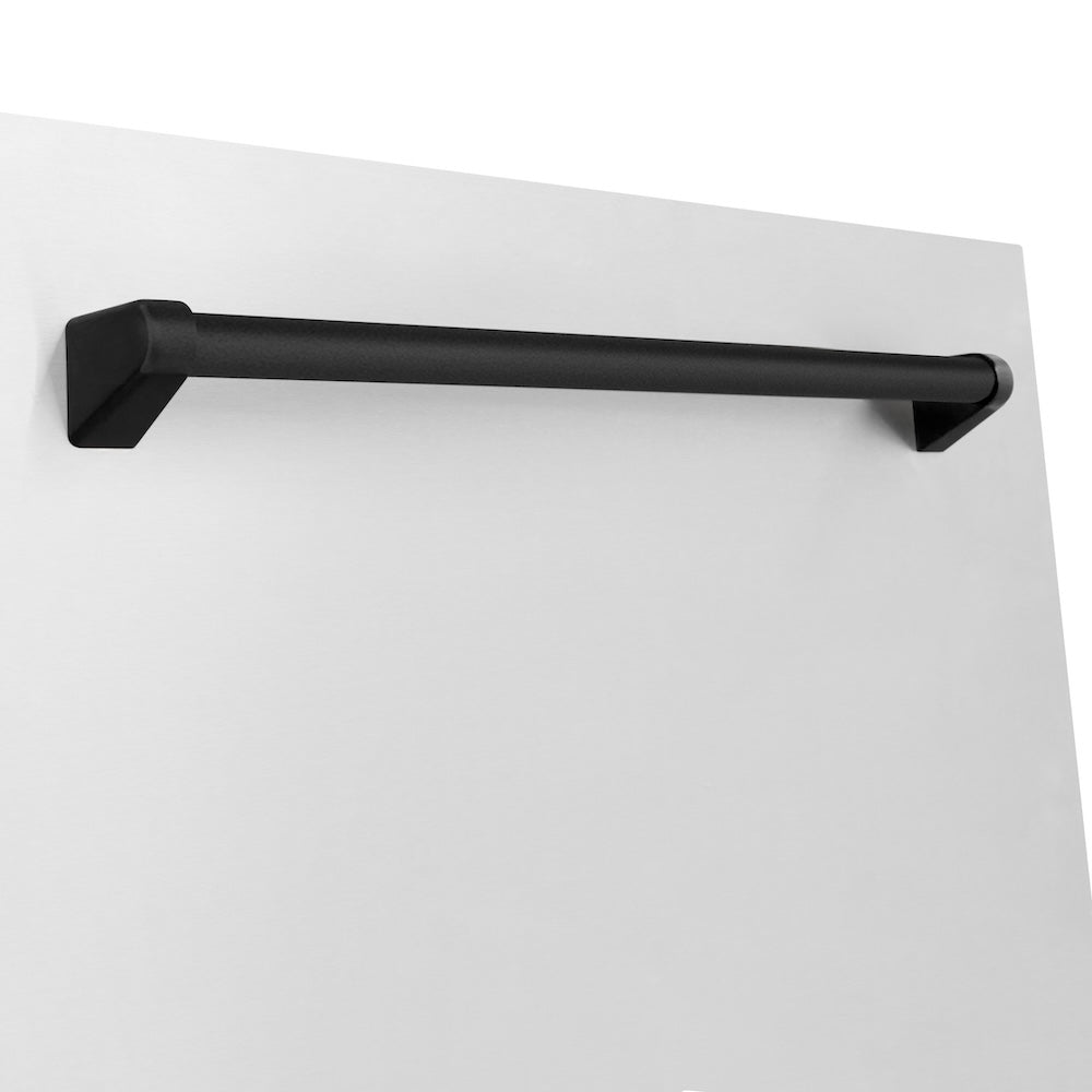 ZLINE Autograph Edition 24 in. Monument Dishwasher Panel with Color Options and Matte Black Handle (DPMTZ-24-MB)