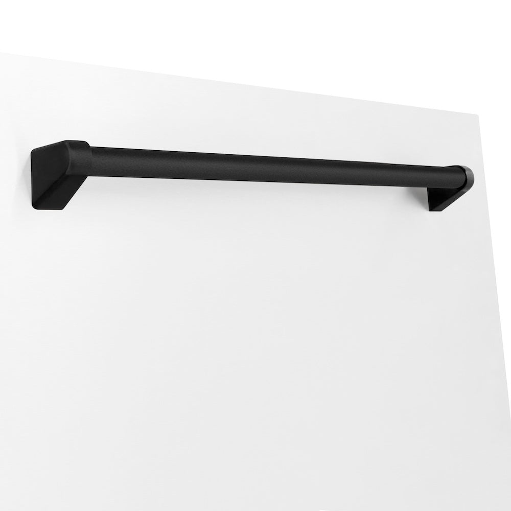 ZLINE Autograph Edition 24 in. Monument Dishwasher Panel with Color Options and Matte Black Handle (DPMTZ-24-MB)