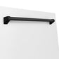ZLINE Autograph Edition 24 in. Tallac Dishwasher Panel in White Matte with Accented Handle (DPVZ-WM-24) 