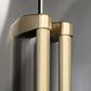 ZLINE Autograph Edition 36 in. Freestanding French Door Refrigerator Helix Handles (Set of 4) in Champagne Bronze (RFMHZ-36-K-CB)