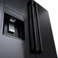ZLINE 36 in. 28.9 cu. ft. Standard-Depth French Door External Water Dispenser Refrigerator with Dual Ice Maker in Fingerprint-Resistant Black Stainless Steel, Open Box-Good Condition