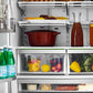 ZLINE 36 in. 22.5 cu. ft. Counter-Depth French Door Refrigerator with Ice Maker in Fingerprint-Resistant Stainless Steel (RFM-36)