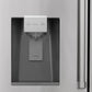 ZLINE 36 in. 21.6 cu. ft. Counter-Depth French Door Refrigerator with Water and Ice Dispenser in Fingerprint-Resistant Stainless Steel (RFM-W-36)