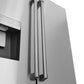 ZLINE 36 in. 28.9 cu. ft. Standard-Depth French Door External Water Dispenser Refrigerator with Dual Ice Maker in Fingerprint-Resistant Stainless Steel (RSM-W-36)