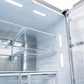 ZLINE 36 in. 28.9 cu. ft. Standard-Depth French Door External Water Dispenser Refrigerator with Dual Ice Maker in Fingerprint-Resistant Stainless Steel (RSM-W-36)
