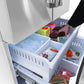 ZLINE 36 in. 28.9 cu. ft. Standard-Depth French Door External Water Dispenser Refrigerator with Dual Ice Maker in Fingerprint-Resistant Stainless Steel (RSM-W-36)