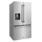 ZLINE 36 in. 28.9 cu. ft. Standard-Depth French Door External Water Dispenser Refrigerator with Dual Ice Maker in Fingerprint-Resistant Stainless Steel, Open Box-Good Condition