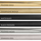 ZLINE Autograph Edition 24 in. Touchstone 168 Can Outdoor-Rated Dual Refrigerator Drawer with Black Stainless Steel Doors and Champagne Bronze Helix Handles (RDSOZ-BS-24-KCB)