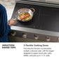 ZLINE Autograph Edition 36 in. Paramount Induction Rangetop with 5 Element Cooktop in Black Stainless Steel and Champagne Bronze Accents (SINRTBZ-36-CB)