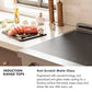 ZLINE Autograph Edition 48 in. Paramount Induction Rangetop with 7 Element Cooktop in Satin Stainless Steel and Matte Black Accents (SINRTSZ-48-MB)