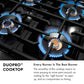 ZLINE 48 in. 6.7 cu. ft. Classic Dual Fuel Range with 8 Burner DuoPro™ Cooktop and Dual Ovens in Satin Stainless Steel, Open Box-Great Condition