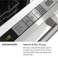 ZLINE 24 in. Monument Series 3rd Rack Dishwasher with Auto Door Open Drying, 44dBa, Black Stainless Steel Panel (DWMT-BS-24)