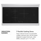 ZLINE 48 in. 6.7 cu. ft. Paramount Induction Range with 7 Element Cooktop and Dual Ovens in Black Stainless Steel (SINRB-48)