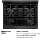 ZLINE 30 in. 4.2 cu. ft. Paramount Dual Fuel Range with 4 Burner Gas Cooktop and Electric Convection Oven in Black Satin Stainless Steel, Open Box-Great Condition