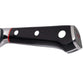 ZLINE Mark Estee 8 in. Professional Japanese Damascus Steel Chef Knife (KCKT-ME-JD) close-up, handle.