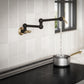 ZLINE Autograph Edition Rembrandt Pot Filler in Matte Black and Champagne Bronze (REM-FPF-ZMBCB)