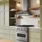 ZLINE 30 in. Convertible Vent Wall Mount Range Hood in Stainless Steel, Handle Open Box-Good Condition