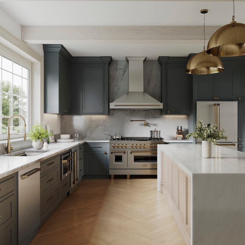 ZLINE Sierra Kitchen Faucet (SRA-KF) Champagne Bronze