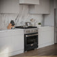 ZLINE 30 in. 4.2 cu. ft. Paramount Dual Fuel Range with 4 Burner DuoPro™ Cooktop and Electric Convection Oven with Black Matte Door (PSDR-BLM-30)