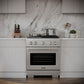 ZLINE 30 in. 4.2 cu. ft. Paramount Gas Range with 4 Burner DuoPro™ Cooktop and Convection Gas Oven in Satin Stainless Steel, Open Box-Good Condition