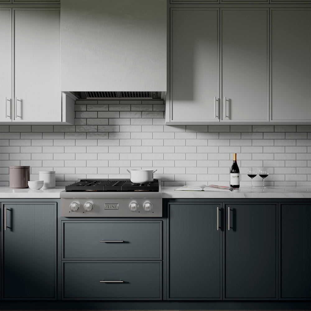 ZLINE 30 in. Paramount Gas Rangetop with 4 Burner DuoPro™ Cooktop in Stainless Steel (PSRT30)