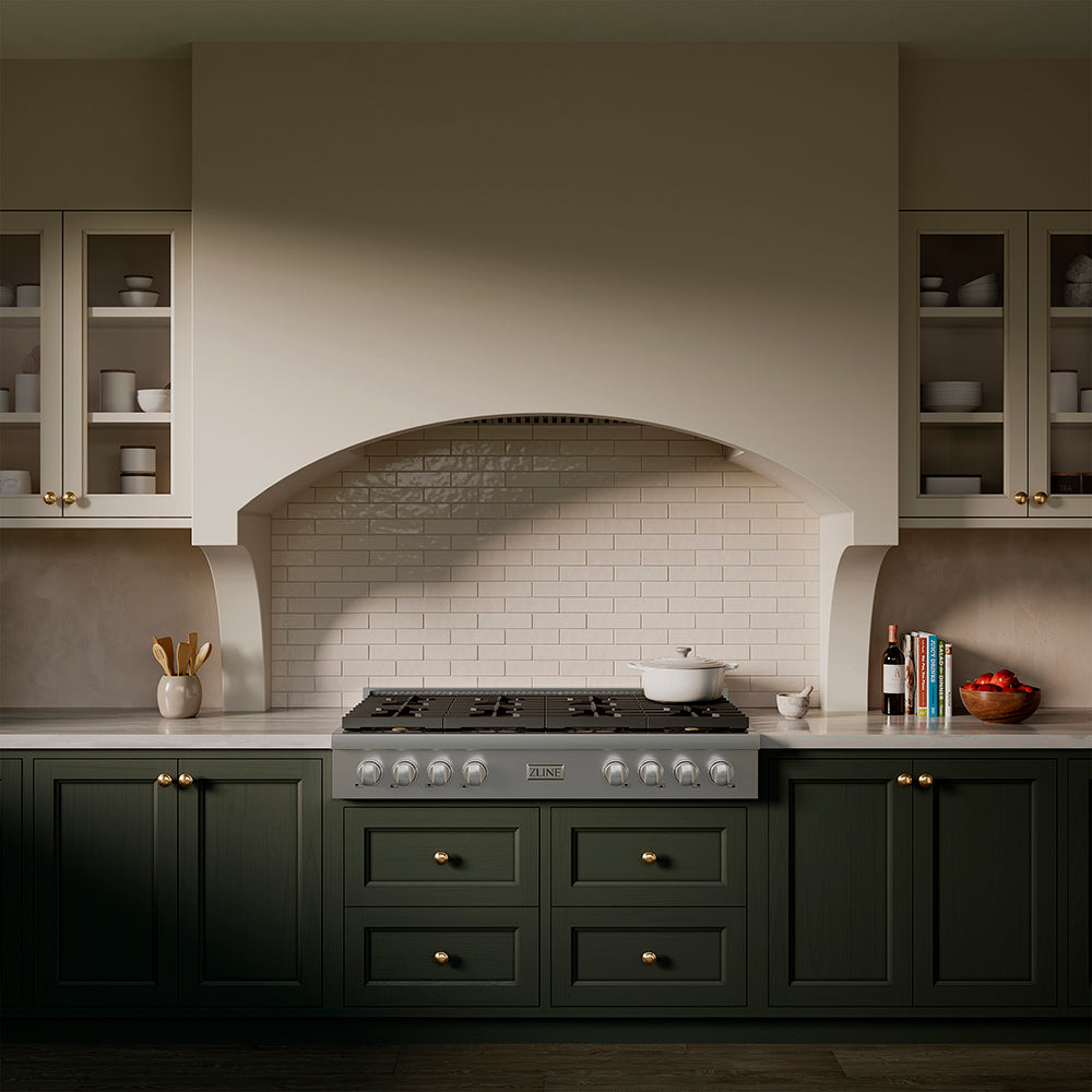 ZLINE 48 in. Paramount Gas Rangetop with 8 Burner DuoPro™ Cooktop in Stainless Steel