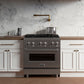 ZLINE 30 in. 4.0 cu. ft. Legacy Dual Fuel Range with 4 Burner Gas Cooktop and Electric Convection Oven in Stainless Steel, Open Box-Excellent Condition